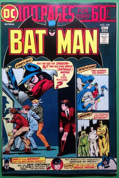 BATMAN (1940) #259 VF- (7.5) 100 page spectacular Shadow cover