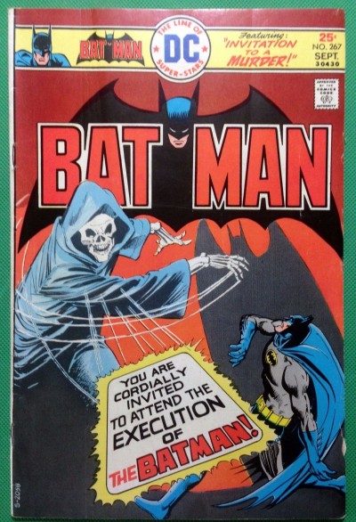 BATMAN (1940) #267 VG+ (4.5)  Reaper cover