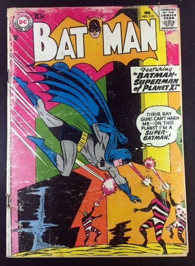 Batman (1940) #113 FR/GD (1.5) Batman & Superman of Planet X their counterparts