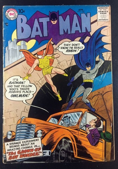 Batman (1940) #107 VG (4.0) Robin as Owlman