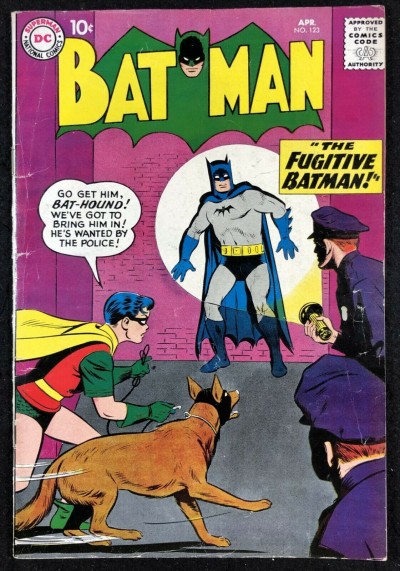 Batman (1940) #123 VG/FN (5.0) with Robin and Bat-Hound
