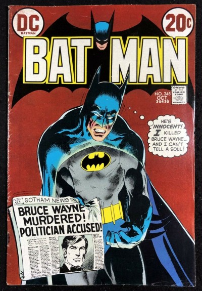 Batman (1940) #245 FN- (5.5) Neal Adams Cover and Story