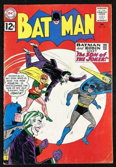 Batman (1940) #145 VG (4.0) and Robin Joker cover