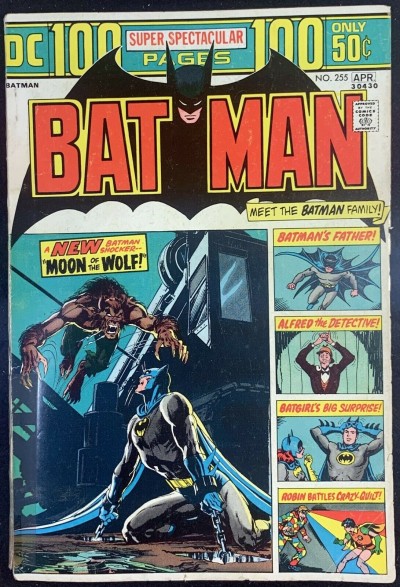 Batman (1940) #255 GD/VG (3.0) Neal Adams Cover & Art 100 pages