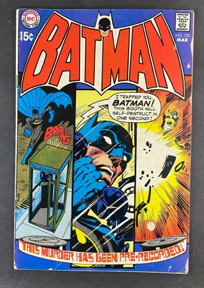 Batman (1940) #220 FN (6.0) Neal Adams Cover