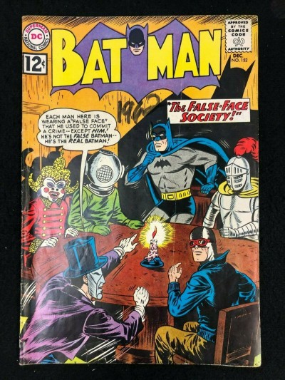 Batman (1940) #152 VG+ (4.5) Joker Story