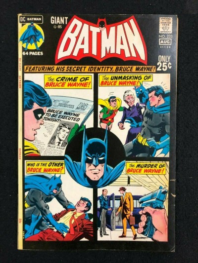 Batman (1940) #233 FN- (5.5) Giant (G-85)