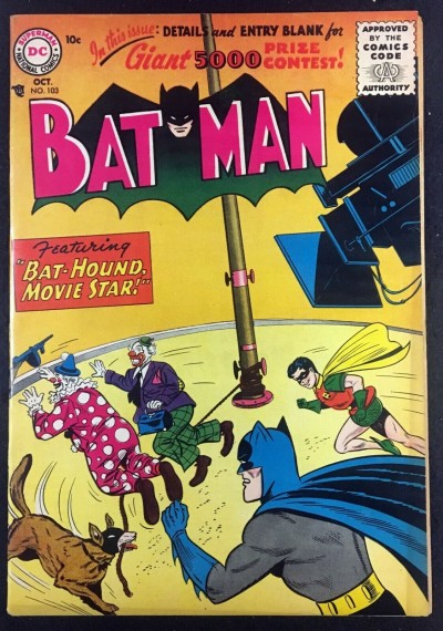 Batman (1940) #103 FN/VF (7.0) Bat-Hound cover