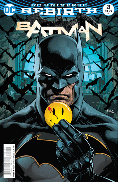 Batman (2016) #21 VF/NM-NM 3D Lenticular Cover The Button Part One Rebirth 