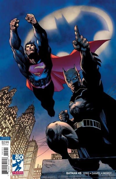 Batman (2016) #45 VF/NM Jim Lee Superman World's Finest Variant Cover DC 