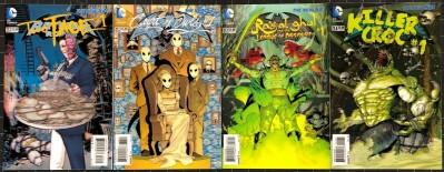 Batman and Robin (2011) #23.1 23.2 23.3 23.4 NM Villains 3D Lenticular covers