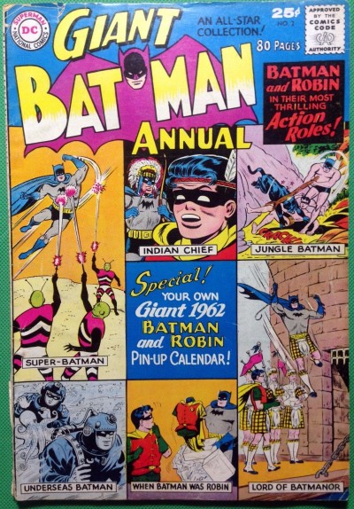 Batman Annual (1961) #2 3 & 7 GD (2.0) lot of three comics Joker