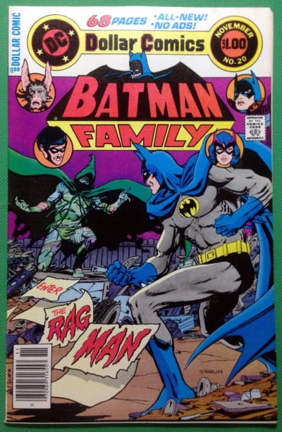 Batman Family (1975) #20 VF+ (8.5) Ragman app Starlin cover - Last Issue