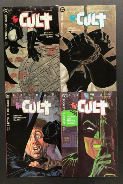 Batman: The Cult (1988) #'s 1 2 3 4 Complete VF/NM Set Bernie Wrightson Art