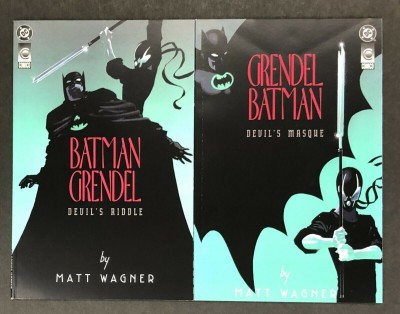 Batman/Grendel (1993) #'s 1 & 2 Complete VF/NM Set Matt Wagner Comico DC