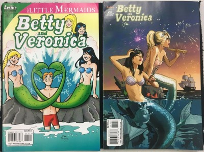 Betty and Veronica #267 Dan Parent cover + Fiona Staples variant Little Mermaids