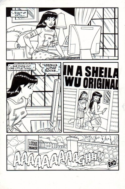 Betty & Veronica Double Digest #230 Pg 6 Tim Levins Original Art Archie Comics