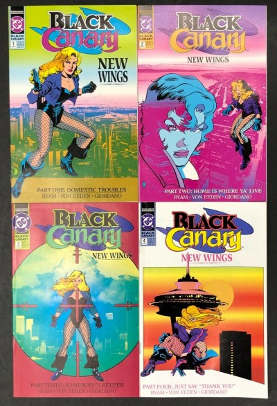Black Canary New Wings (1991) #1 2 3 4 NM complete set 1st solo series