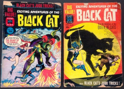 Black Cat (1946) #63 & 65  rare end of run issues Giant Size Harvey Comics