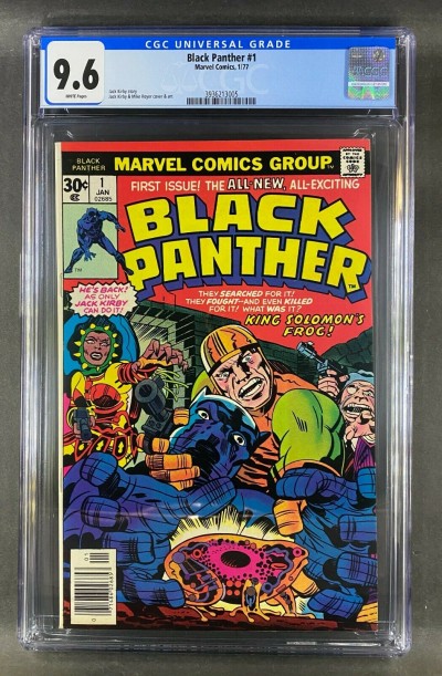 Black Panther (1977) #1 CGC Graded 9.6 White Pages Jack Kirby (3936213005)