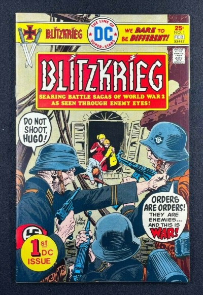Blitzkrieg (1976) #1 VF+ (8.5) Joe Kubert Cover