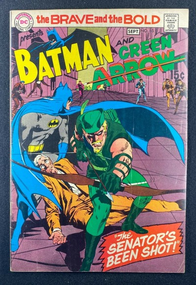 Brave and the Bold (1955) #85 VG/FN (5.0) New Green Arrow Costume Neal Adams Art