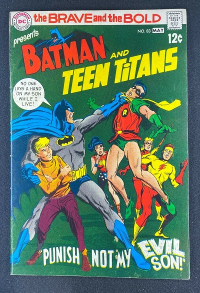 Brave and the Bold (1955) #83 FN (6.0) Batman Teen Titans Neal Adams Cover & Art