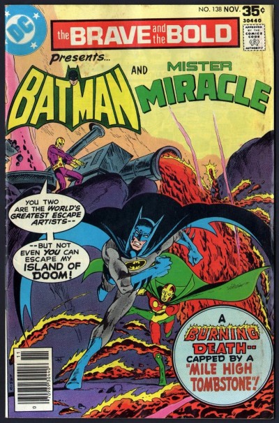 Brave and the Bold (1955) #138 FN- (5.5) Batman & Mr. Miracle Jim Aparo art