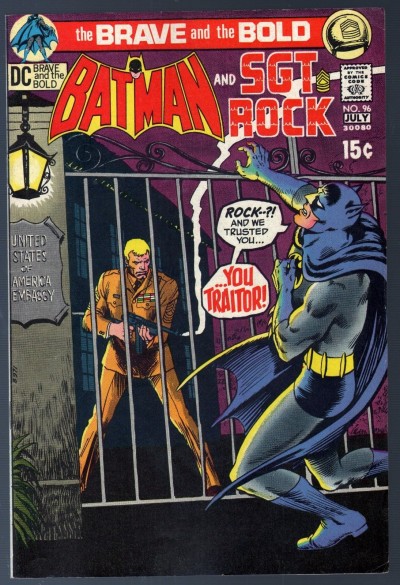 Brave and the Bold (1955) #96 FN (6.0) Batman & Sgt.Rock