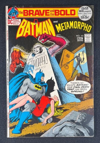 Brave and the Bold (1955) #101 FN- (5.5) Batman Metamorpho Jim Aparo Art