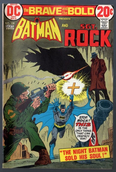 Brave and the Bold (1955) #108 VG/FN (5.0) Batman & Sgt. Rock Aparo Cover & art