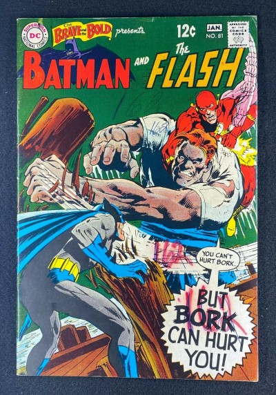Brave and the Bold (1955) #81VG/FN (4.0) Batman Flash Neal Adams Cover & Art