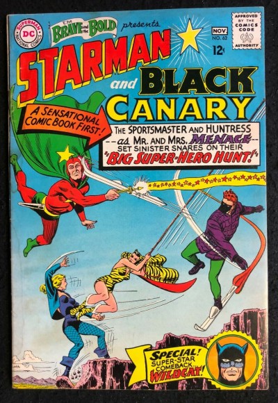 Brave and the Bold (1955) #62 VG (4.0) featuring Starman Black Canary Huntress