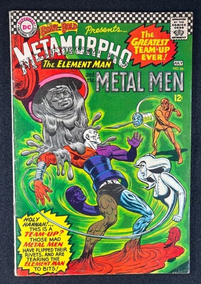 Brave and the Bold #66 FN- (5.5) Metamorpho and the Metal Men Ramona Fradon