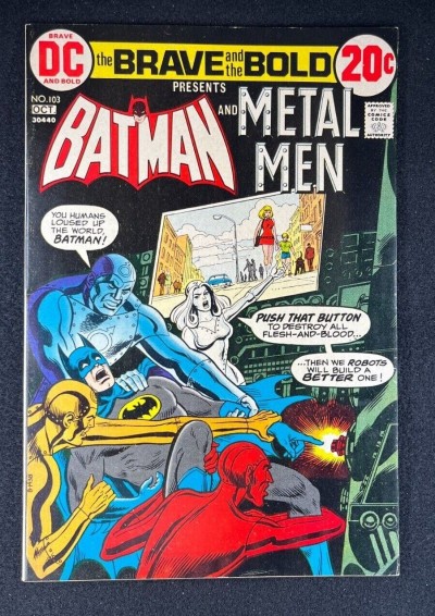 Brave and the Bold (1955) #103 VF (8.0) Batman and Metal Men