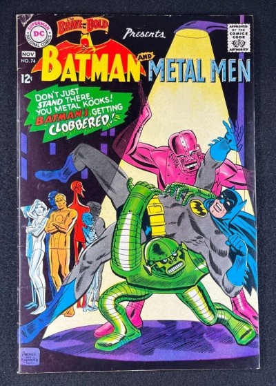 Brave and the Bold (1955) #74 FN- (5.5) Batman and Metal Men Ross Andru Art