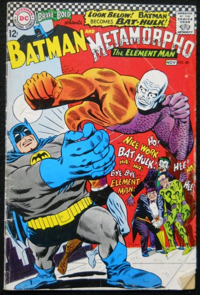 BRAVE AND THE BOLD #68 VG BATMAN METAMORPHO JOKER PENGUIN RIDDLER COVER