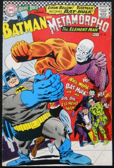 BRAVE AND THE BOLD #68 VG/FN BATMAN METAMORPHO JOKER PENGUIN RIDDLER COVER