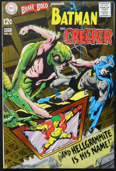 BRAVE AND THE BOLD #80 VF BATMAN AND THE CREEPER NEAL ADAMS