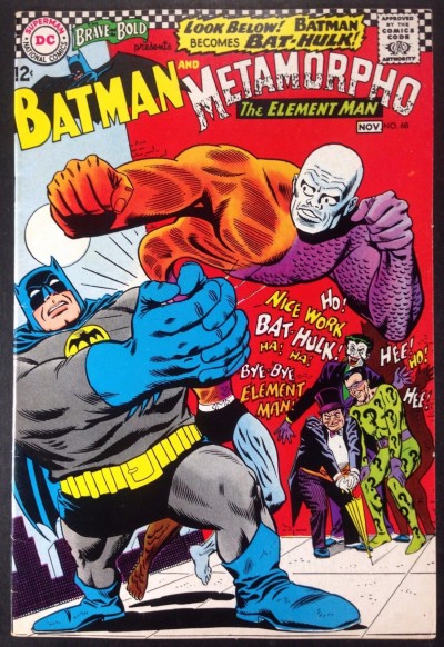 Brave and the Bold (1955) #68 FN/VF (7.0) Batman Metamorpho Joker Riddler Peguin