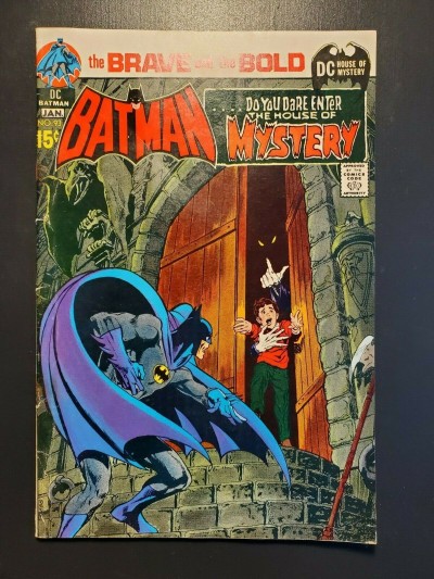 BRAVE AND THE BOLD #93 (1971) VG+ BATMAN/HOUSE OF MYSTERY NEAL ADAMS ARTWORK! |
