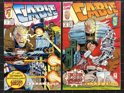 Cable Blood & Metal (1992) #1 2 VF (8.0) complete set