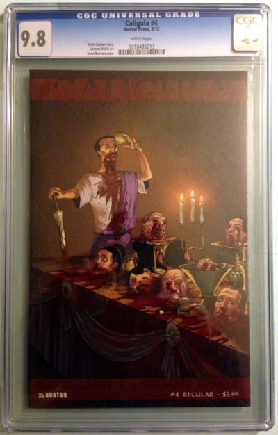 Caligula (2012) #4 CGC 9.8 decapitation cover David Lapham story (1018485013)
