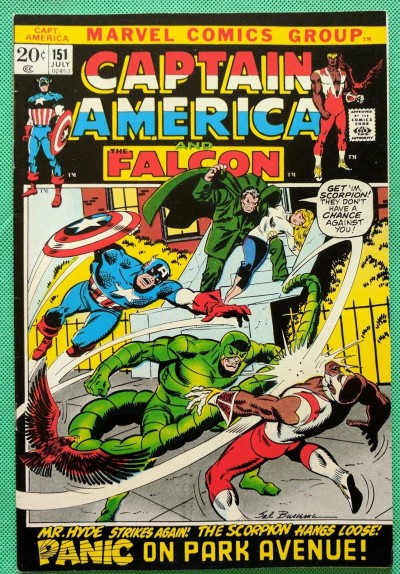 Captain America (1968) & Falcon #151 VF- (7.5) vs Scorpion & Mr. Hyde