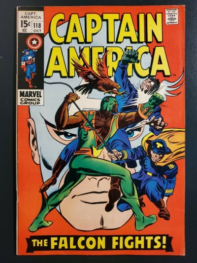 Captain America (1968) #118 FN/VF (7.0) 2nd App Falcon |