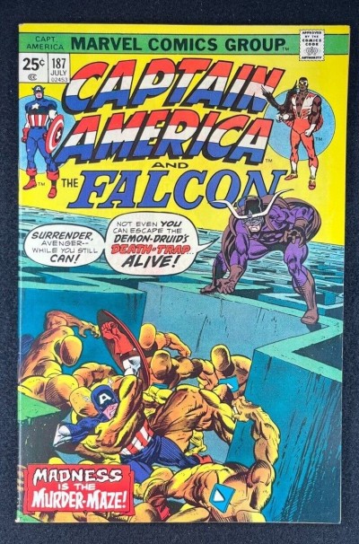Captain America (1968) #187 VF/NM (9.0) 1st App Alchemoid Gil Kane