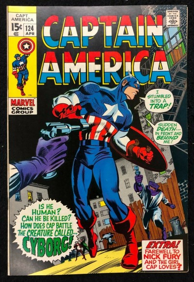 Captain America (1968) #124 VF (8.0) Nick Fury app