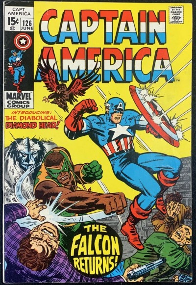 Captain America (1968) #126 FN (6.0) Falcon Returns