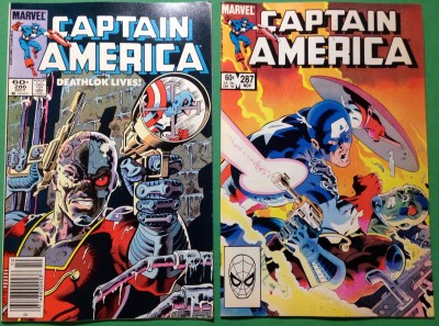 Captain America (1968) 286 & 287 VF (8.0) 2 pt. story arc with Deathlok Zeck art