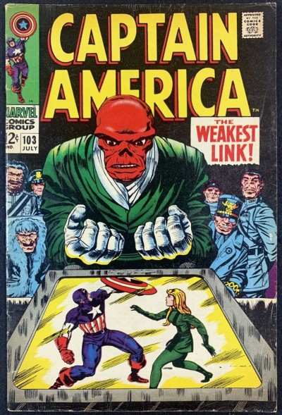 Captain America (1968) #103 FN (6.0) Red Skull